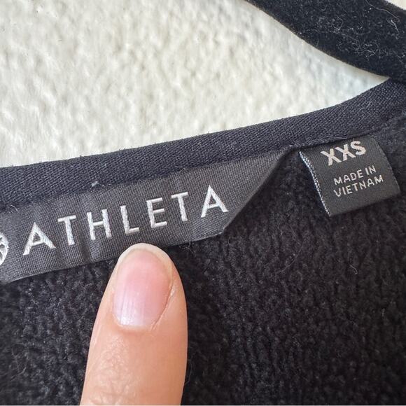 Athleta Black Open Front Cardigan Sweater Womens XXS Casual Classic Fall - Picture 4 of 7
